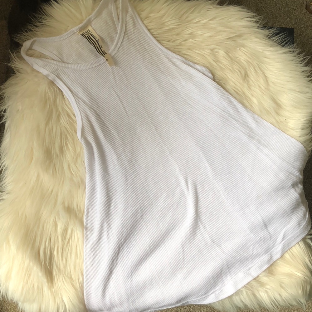 Free People White Tank Top